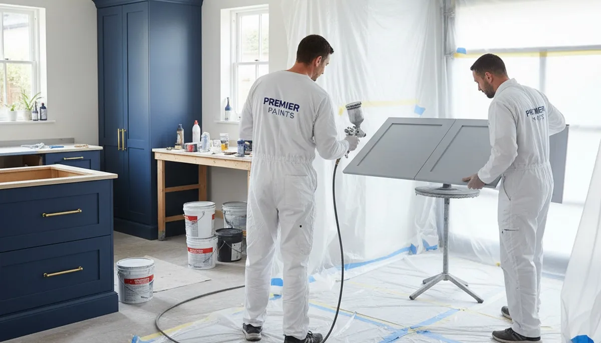 Cabinet painting in Tucson, AZ for durable kitchen finishes by Tucson Paint Pros