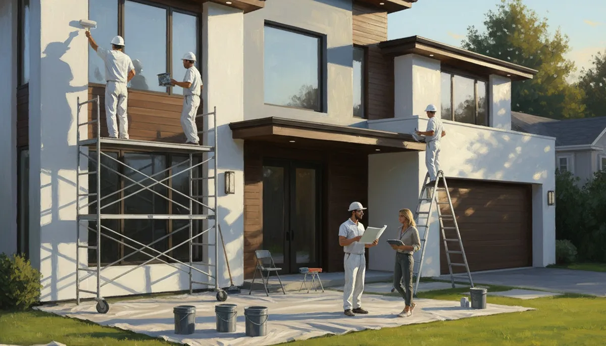 House painters providing Tucson, AZ home painting services for desert weather protection