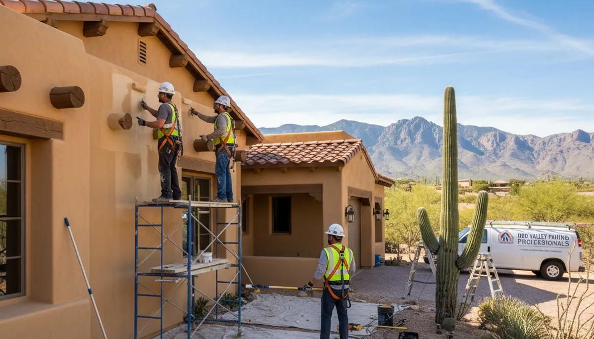 Tucson, AZ house painters providing professional interior and exterior painting services
