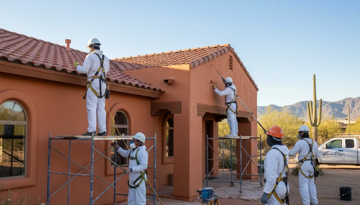 Tucson, AZ house painters delivering professional interior and exterior painting services