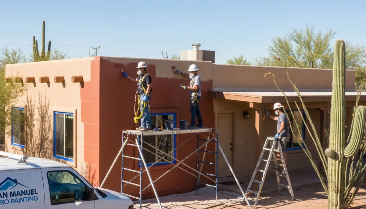 Professional house painting service in Tucson, AZ for residential interior and exterior painting